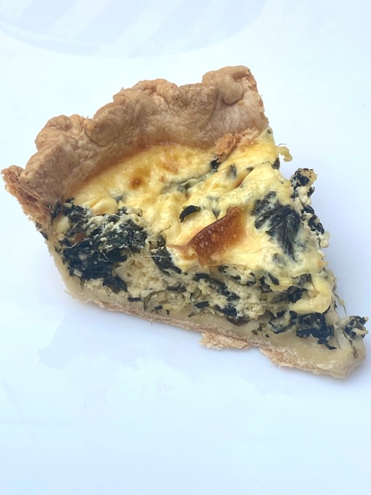 Seasonal Quiche Slice