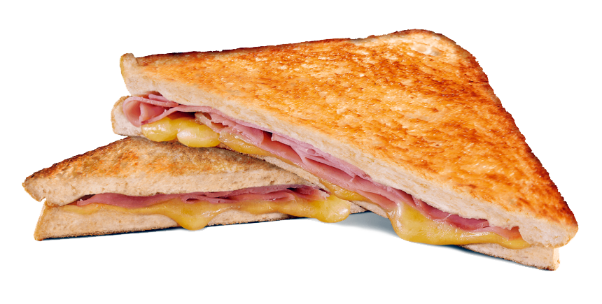 Ham Sandwich with American Cheese
