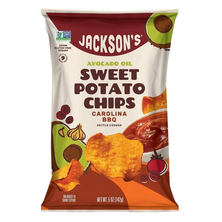 Jacksons Sweet Potato Chips-Carolina BBQ