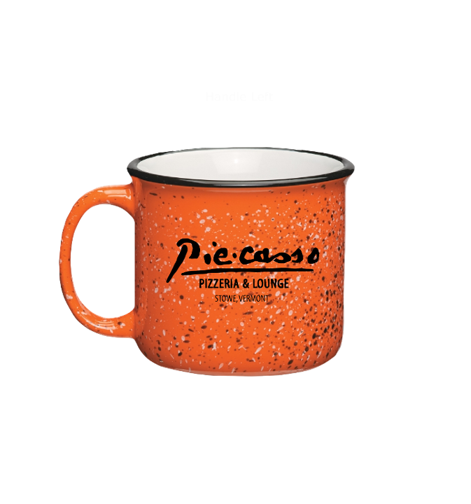 Orange Ceramic Camping Coffee Cup