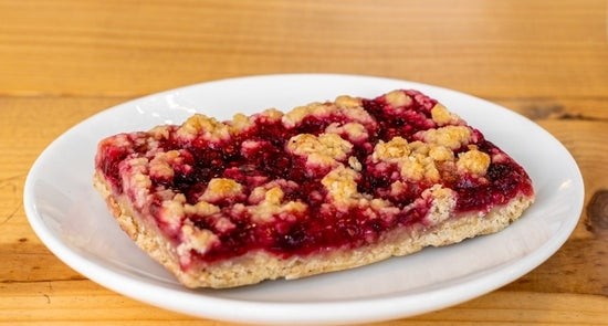 Raspberry Oat Bar