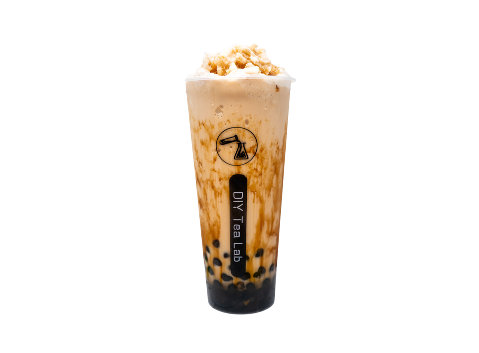 Classic Milk Tea Ice Blended with Brown Sugar