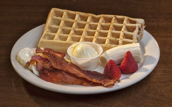 Waffle Breakfast Plate