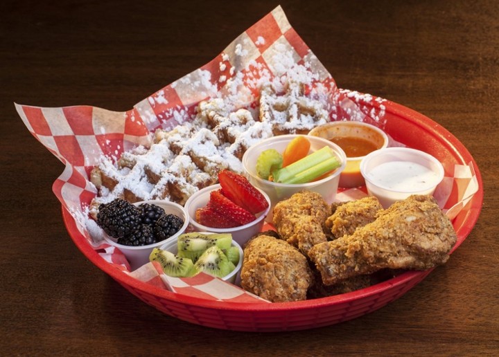 Single Little Chicken and Waffle Platters