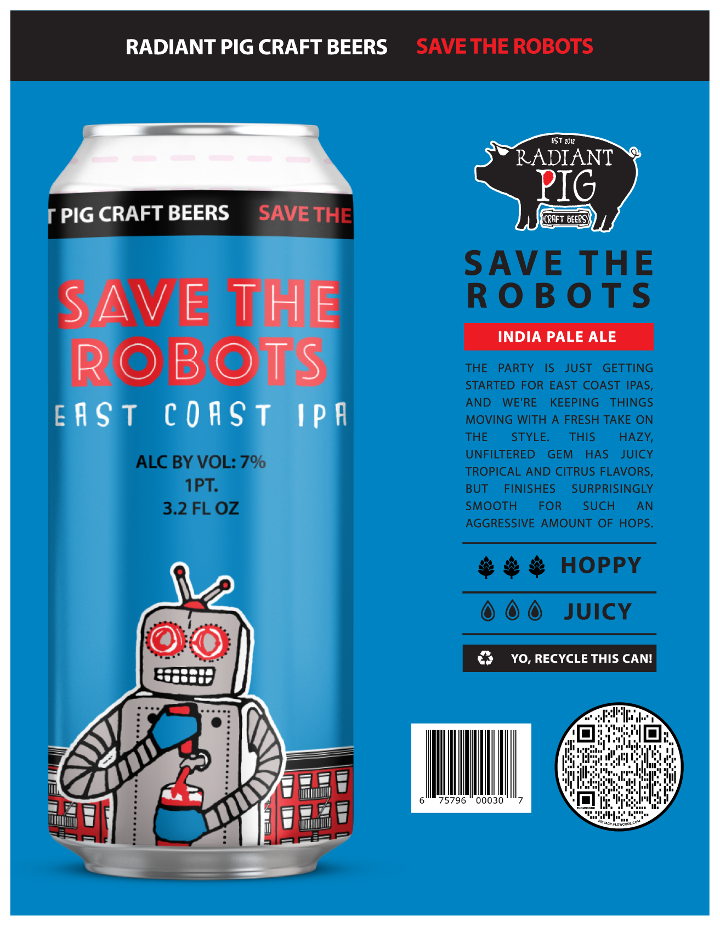 Newport Craft - Save the Robots IPA