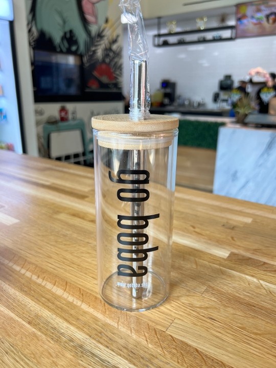 Reusable Glass Boba Cup