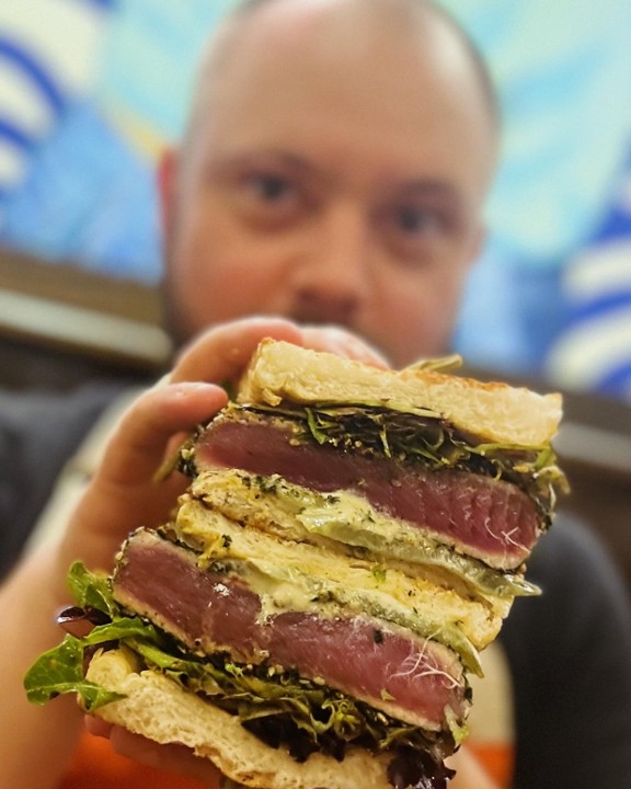 Seared Yellowfin Tuna Sandwich
