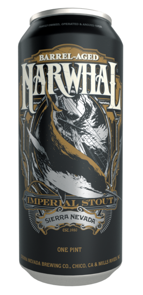 Barrel Aged Narwhal - 16oz Single Can