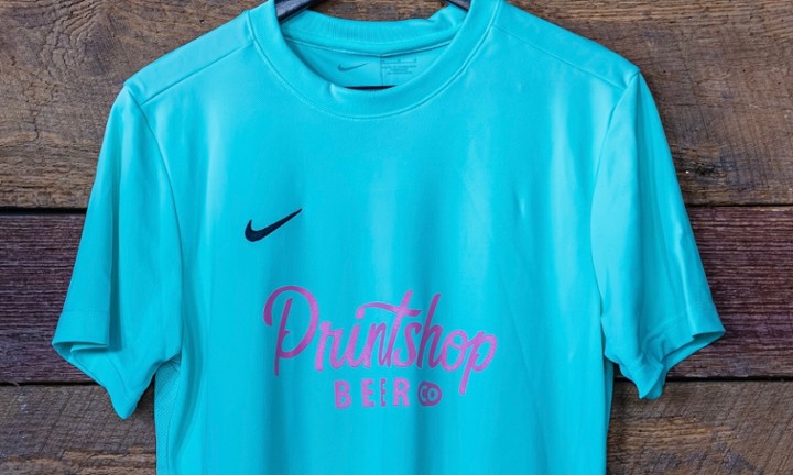 Soccer Jersey - Turquoise + Hot Pink