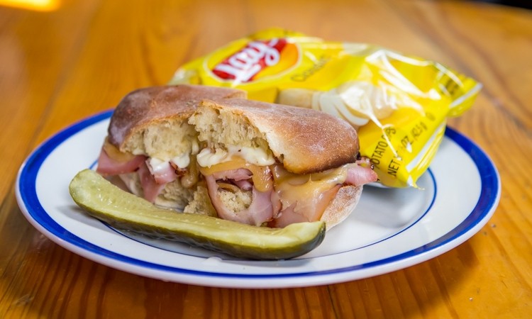 Hot Ham & Cheese Sandwich