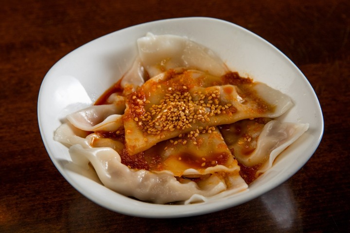 -Pork Dumplings in Chili Oil