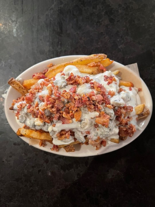 Bleu & Bacon Fries (large)