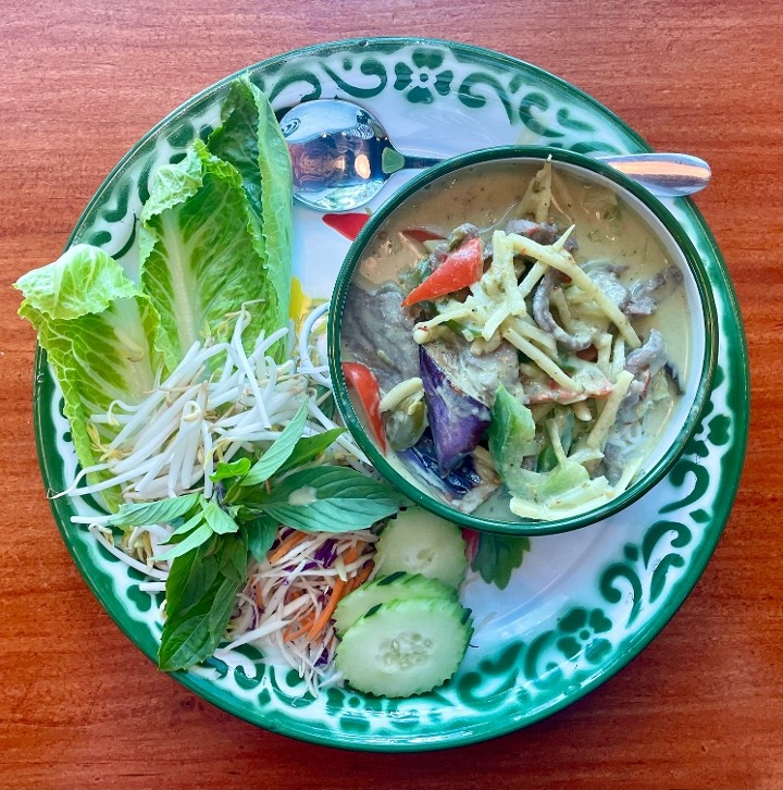 Green Curry + Noodles