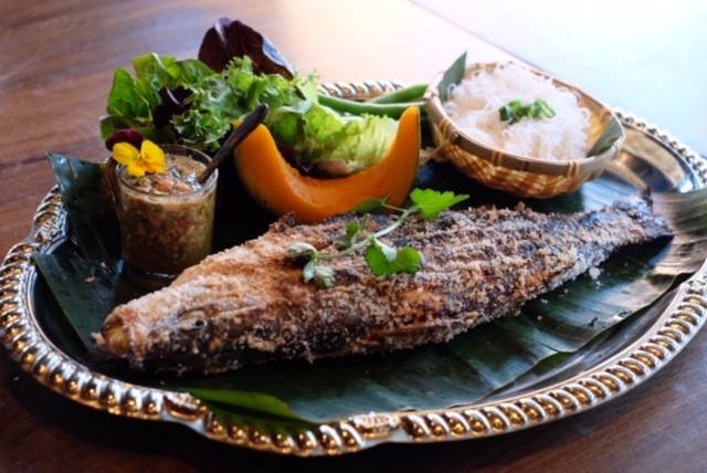 Grilled Whole Fish With Sea Salt