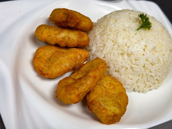 Nugget and White rice