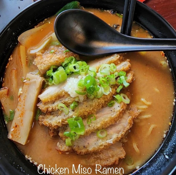 Chicken miso ramen