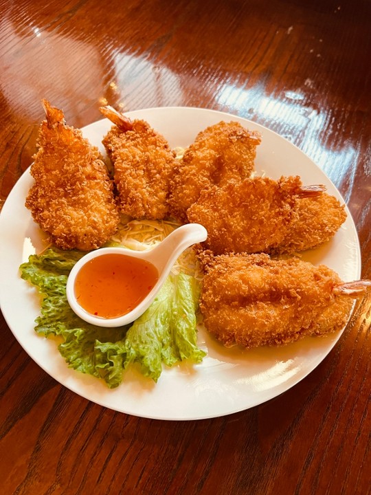 Crispy Prawns and Zucchini Tempura