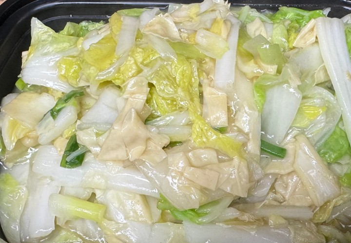 腐皮大白菜 Napa Cabbage w. Tofu Skin $16
