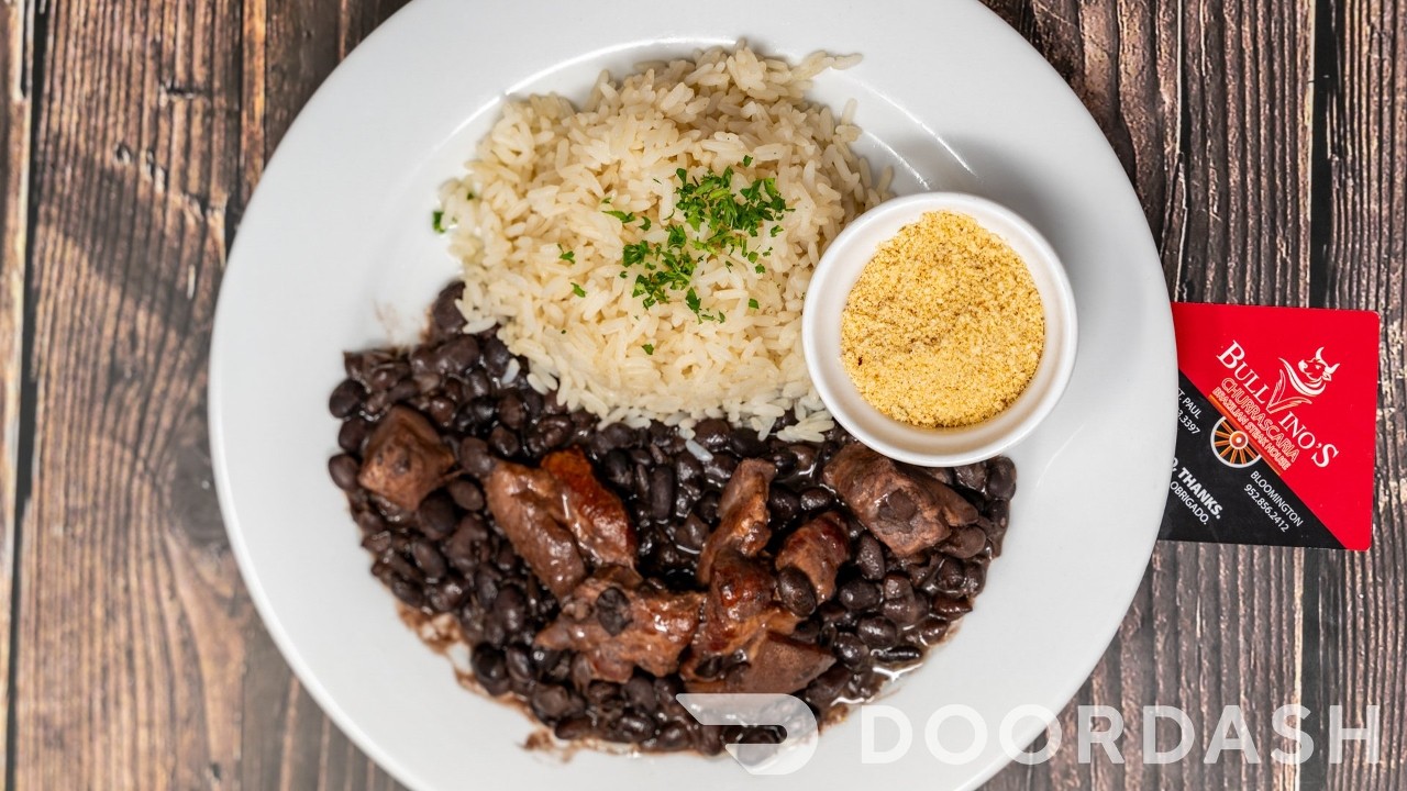 Rice & Feijoda (Black Bean Stew)