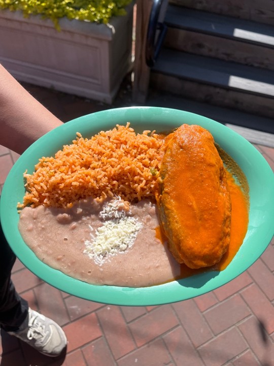 Beef Chille Relleno Platter