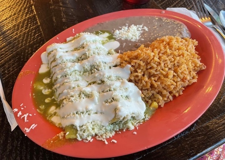 Enchiladas Verdes