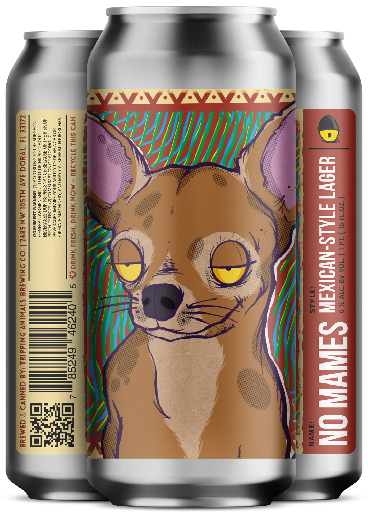 TRIPPING ANIMALS NO MAMES LAGER 16oz