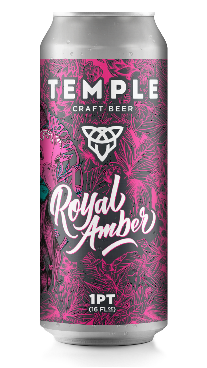 Temple Royal Amber Lager 16oz