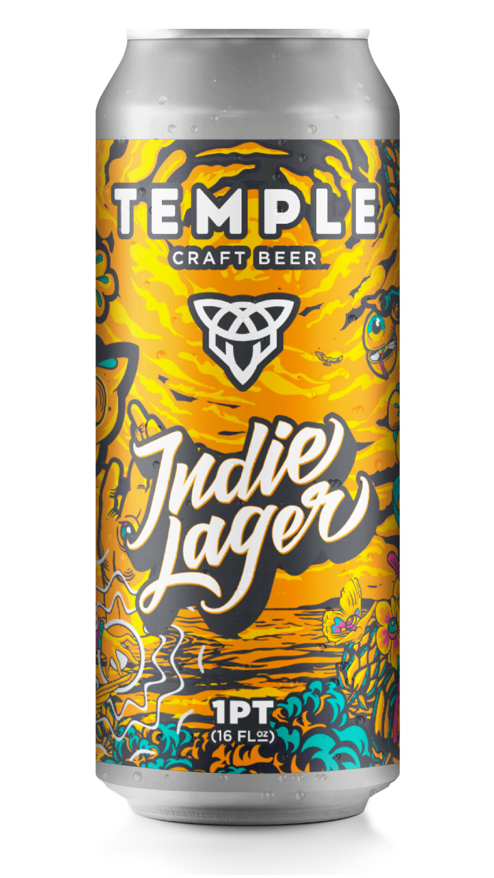 Temple Indie Lager 16oz