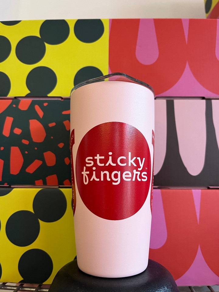 Sticky Fingers Tumbler- Pink