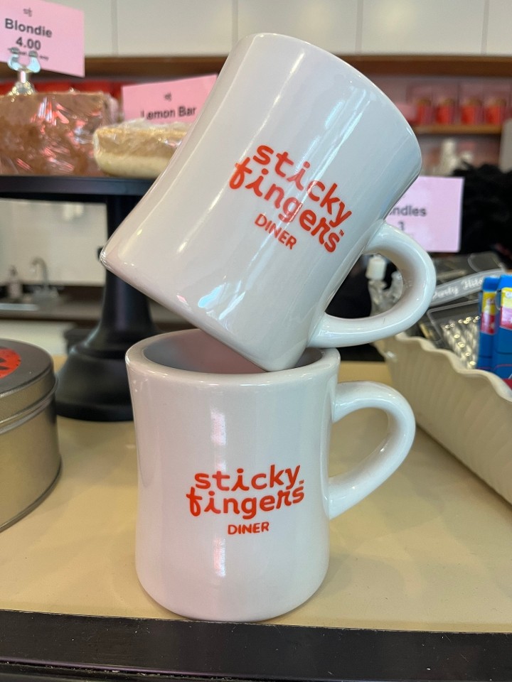 Sticky Fingers Diner coffee mug