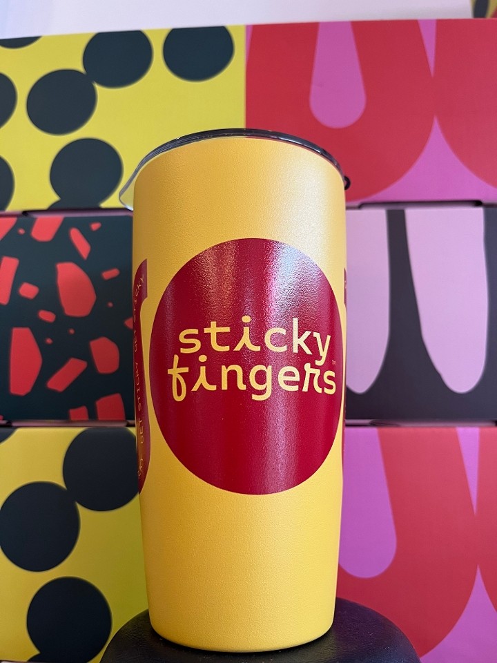 Sticky Fingers Tumbler- Yellow