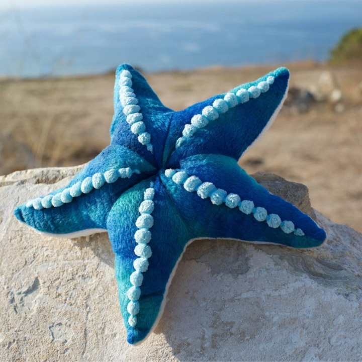 11" Stuffed Blue Sea Star-290