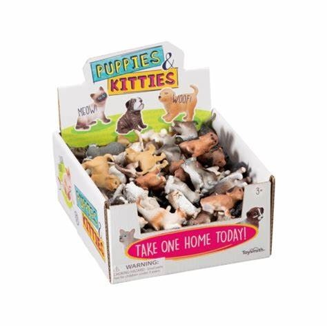 Puppies and Kittens 1" Toy Figure