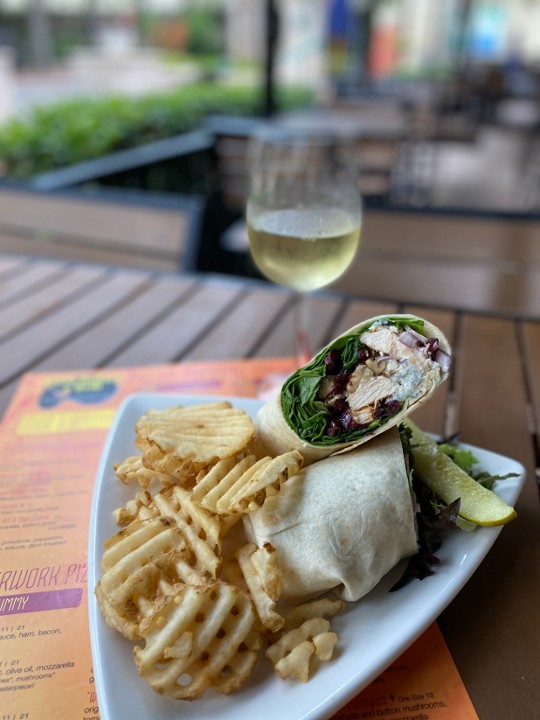 Blackened Chicken Spinach Wrap