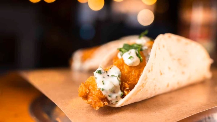 Beer Battered Cod Taco