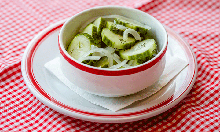 Cucumber & Onion Salad