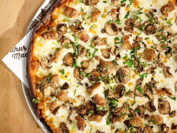 Sausage and Shroom Pizza Gluten Free