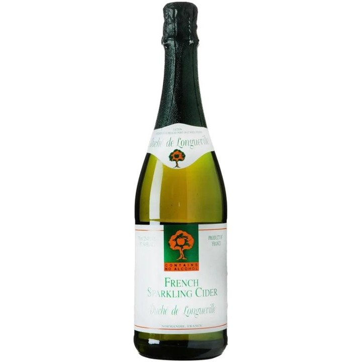 French Sparkling N/A Cider Bottle