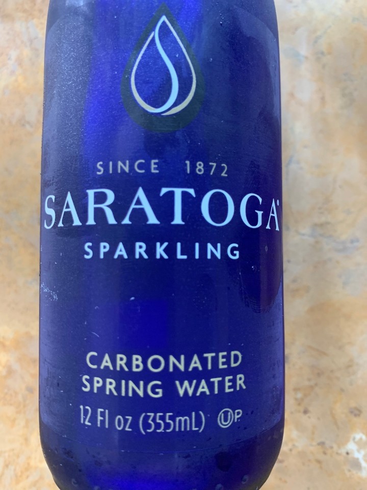 Saratoga Water Sparkling 12oz Bottle