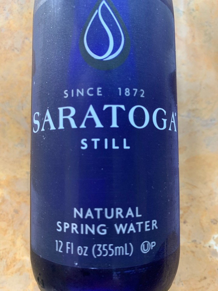 Saratoga Water Flat 12oz Bottle