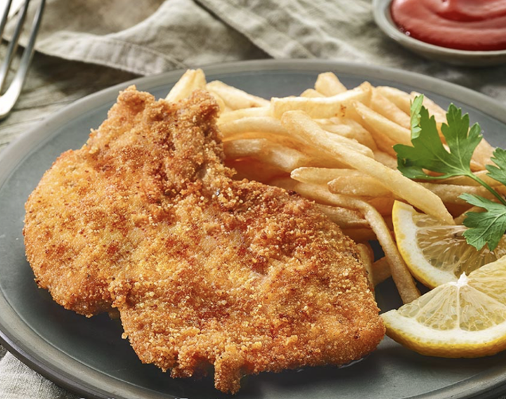Beef or Chicken Milanesa with Fries