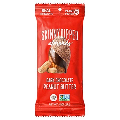 Dark Chocolate & Peanut Butter Almonds