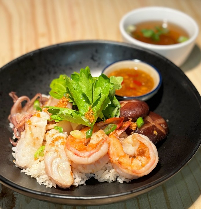Thai Seafood Over Rice