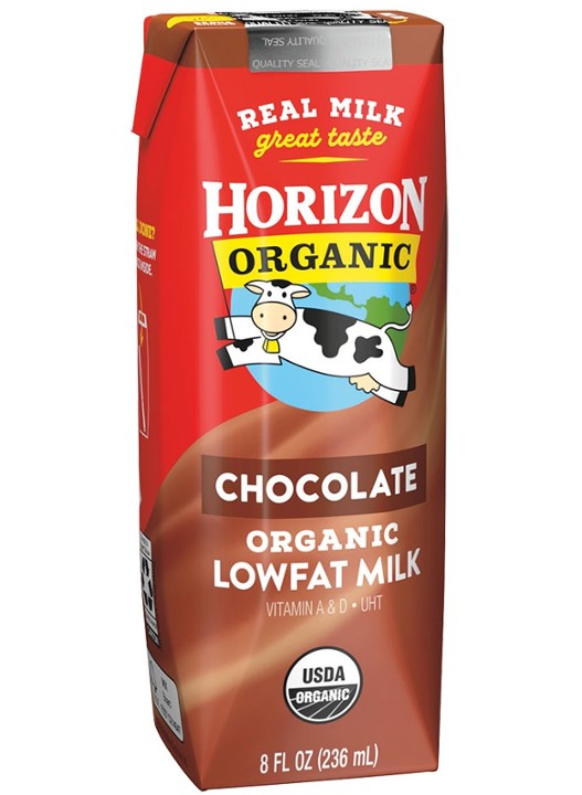 Choc Milk Organic Reduced Fat (8oz)