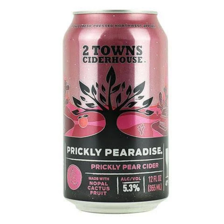 Two Towns Prickly Pearadise Cider Single Can To-Go