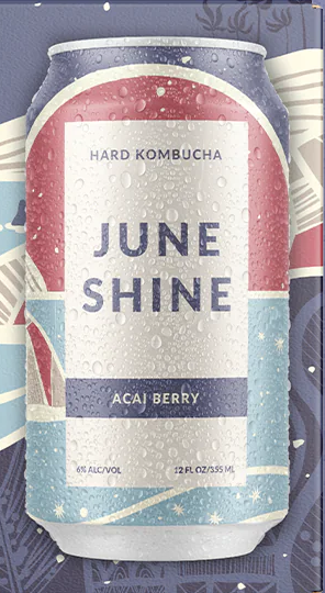 June Shine Acai Berry Hard Kombucha Single Can To-Go