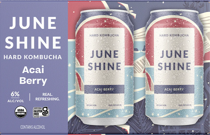June Shine Acai Berry Hard Kombucha 6-Pack To-Go