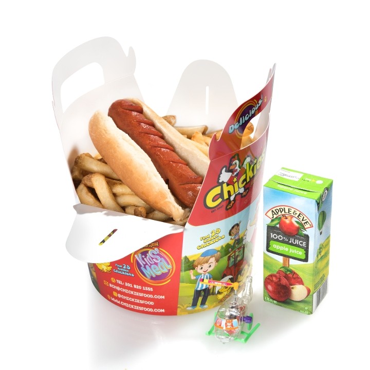 KIDS Hot Dog & Side of French Fries