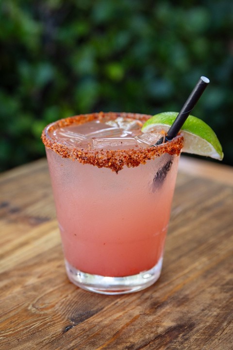 Spicy Watermelon Mezcal Margarita