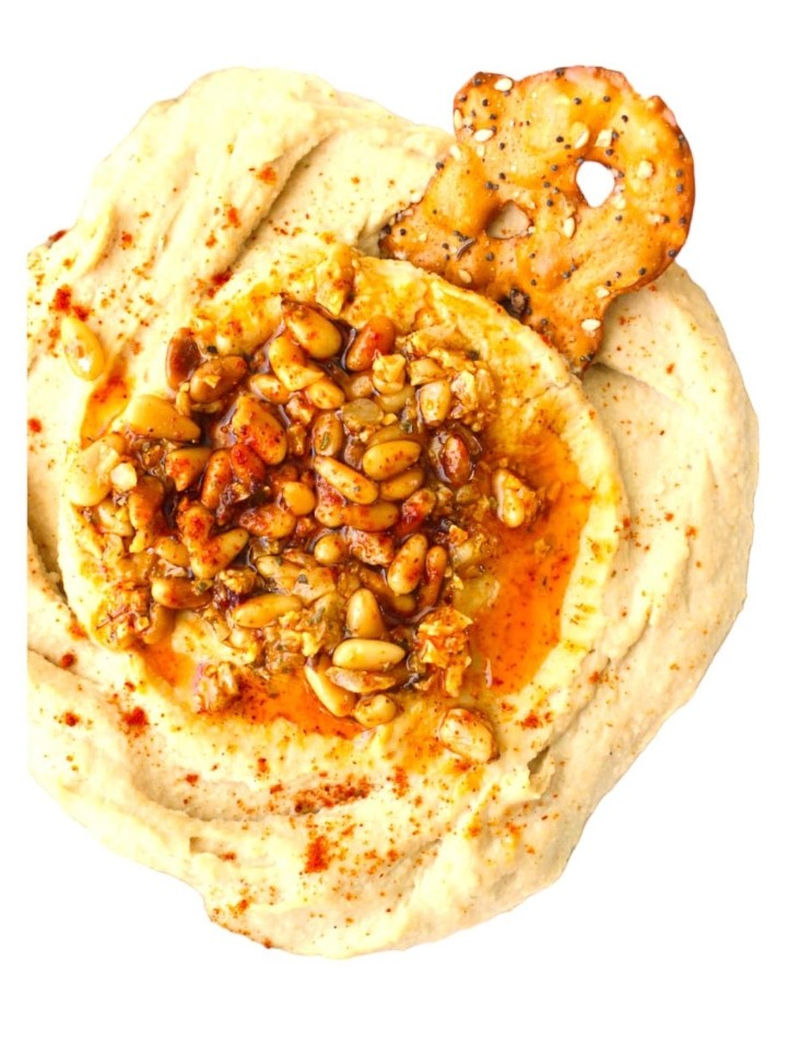 Hummus with Sautéed Peanuts App